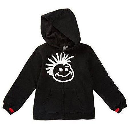 Knuckleheads Toddler Hooded Sweatshirt Boys Black Logo Pullover